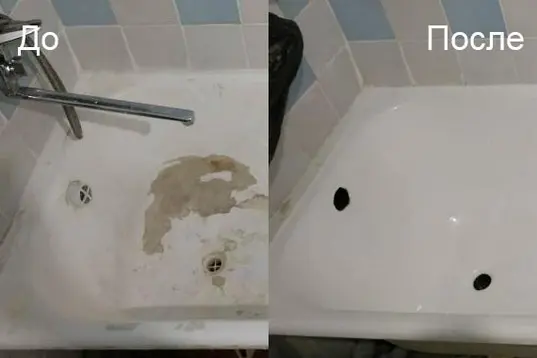 Наливная ванна — покрытие жидким акрилом